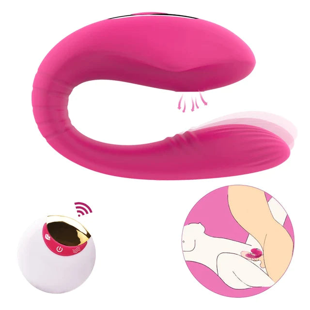 <tc>Yuna 2 U-Shaped Vibrating Egg with Remote</tc>