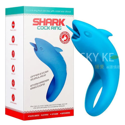 <tc>Vibrating Penis Ring + Shark Tongue</tc>