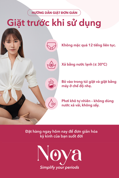 Quần Lót Nguyệt San Hàng Ngày Cao Cấp "Thuỳ"