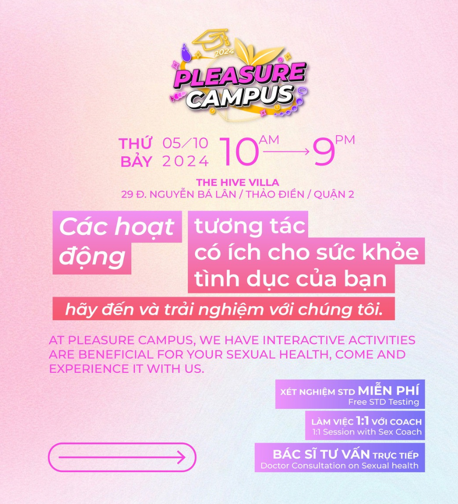 [EARLY BIRD] Vé Tham Gia Sự Kiện Pleasure Campus 2024