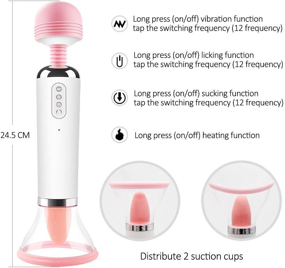 <tc>Sucking and Licking 3-in-1 AV Vibrating Wand Massager</tc>