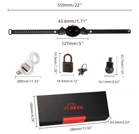 <tc>Little Devil App-Controlled BDSM Shock Collar</tc>