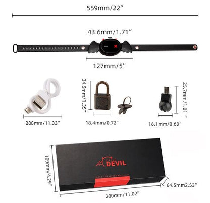 <tc>Little Devil App-Controlled BDSM Shock Collar</tc>