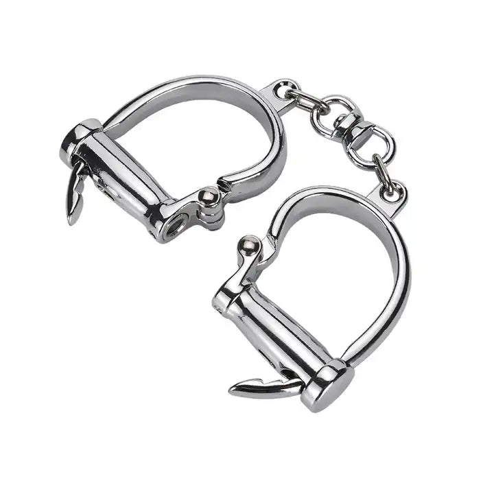 Còng Tay BDSM Kim Loại Horseshoe Có Khoá Cao Cấp