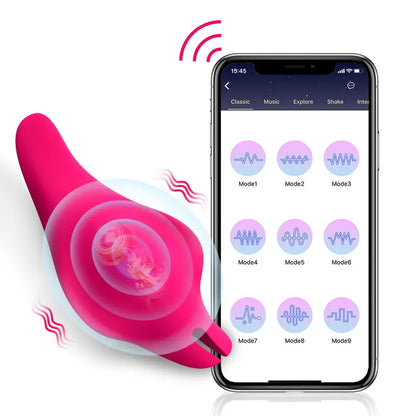 <tc>App Control Butterly Shaped LoveSpouse Vibrating Egg</tc>