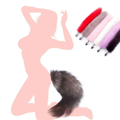 <tc>Fox Tail Anal Plug 46cm Cosplay</tc>