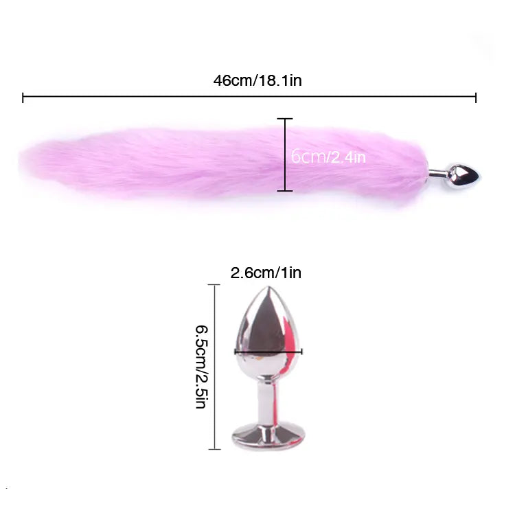 <tc>Fox Tail Anal Plug 46cm Cosplay</tc>