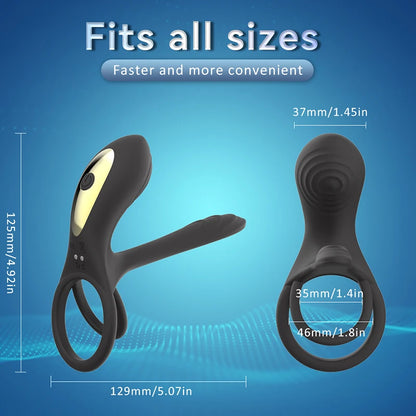 <tc>Vibrating Penis Ring Gen 2 Premature Ejaculation Prevention</tc>