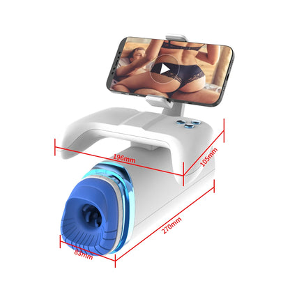 <tc>360 Degree Rotating Thrusting Blowjob Device with Phone Holder "The DOP"</tc>