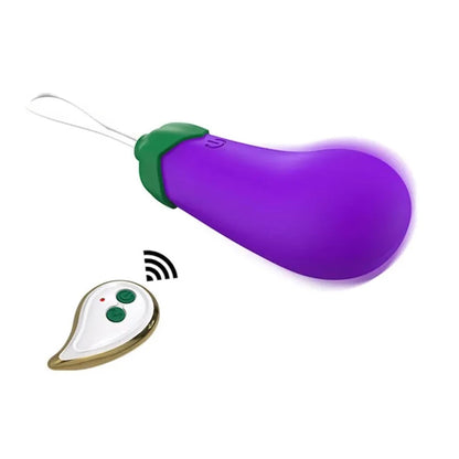 <tc>Eggplant Emoji Remote Control Vibrating Egg</tc>