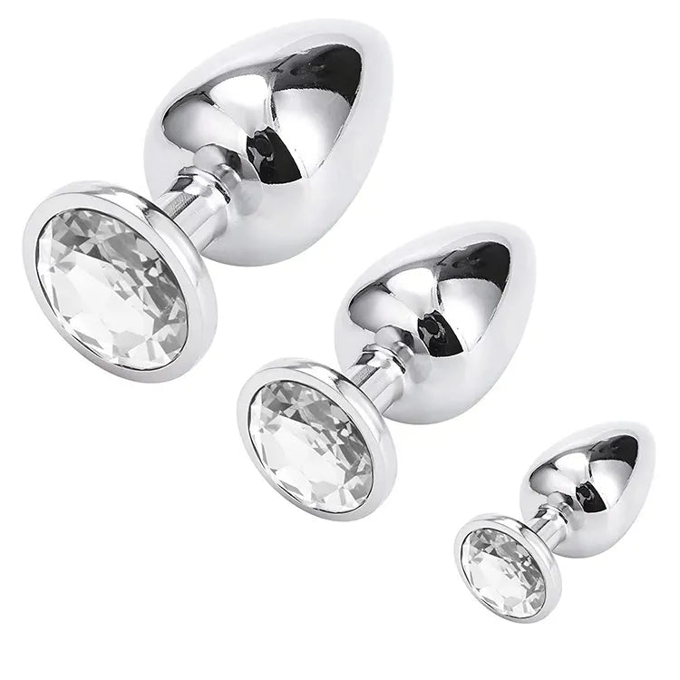 Jewel Crystal Anal Plug Set