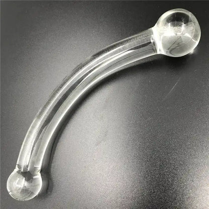 <tc>Yoni Wand Glass Vaginal Dildo Anal Plug</tc>