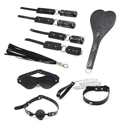 <tc>BDSM Advanced Toy Set With Leather Bag</tc>