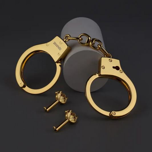 <tc>Luxury SEVANDA Metal BDSM Handcuffs with Lock</tc>