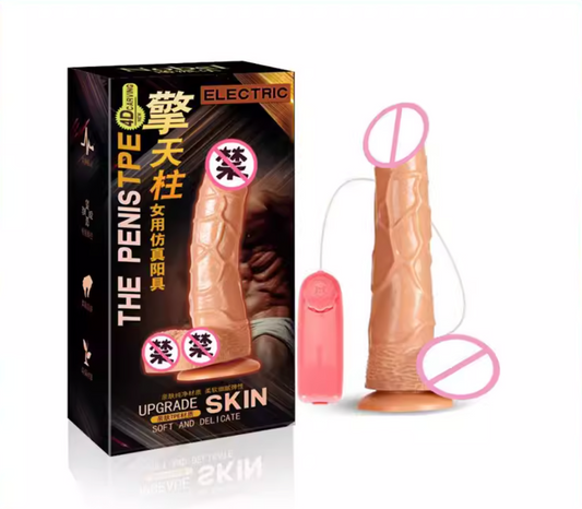 Dương Vật Giả 17cm Rung Điều Khiển The Penis TPE