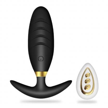 <tc>Bullet Proof Vibrating Anal Plug With Remote Control</tc>