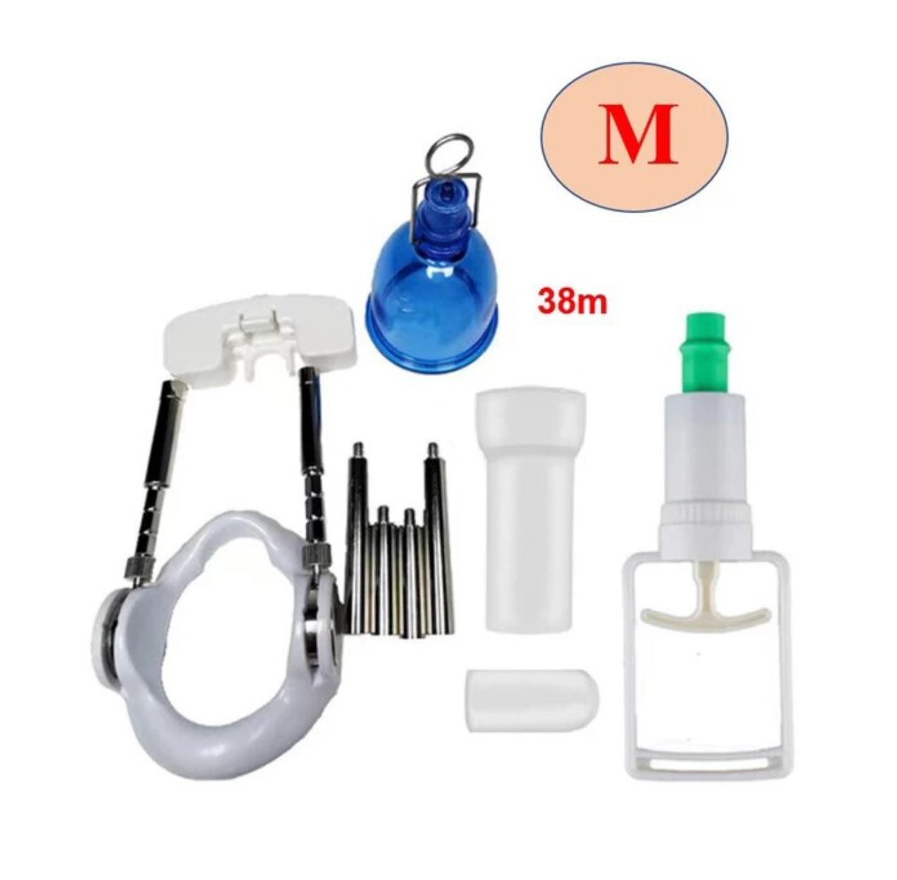 <tc>Master Size Penis Enlargement Vacuum Cup Set</tc>