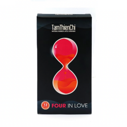 Four In Love Condoms Box of 12