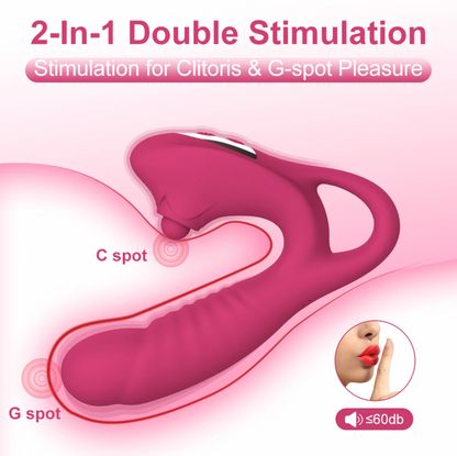 <tc>Tease Vibe 2-Head Clit Sucking Vibrator</tc>