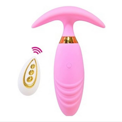 <tc>Bullet Proof Vibrating Anal Plug With Remote Control</tc>