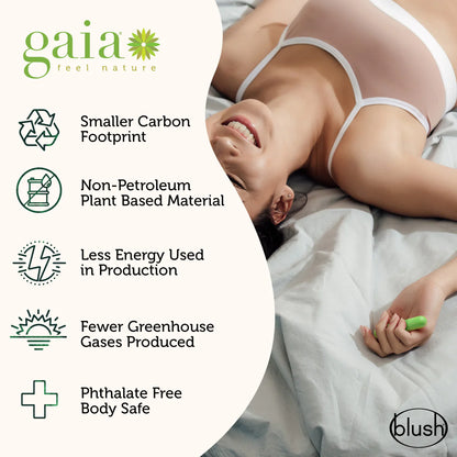 Trứng Rung Gaia By Blush™ Eco Bullet Green