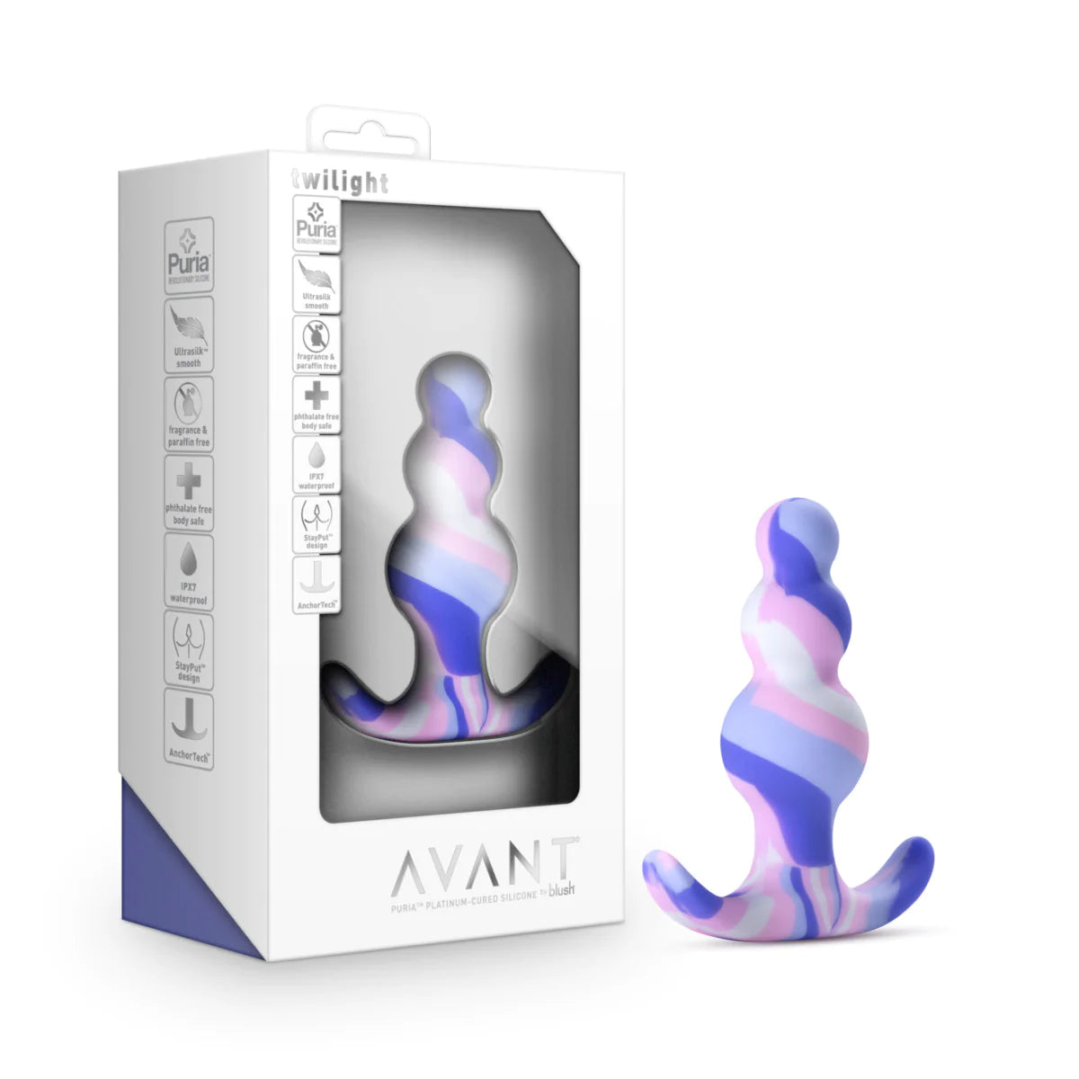 Avant Twilight Blue Anal Plug