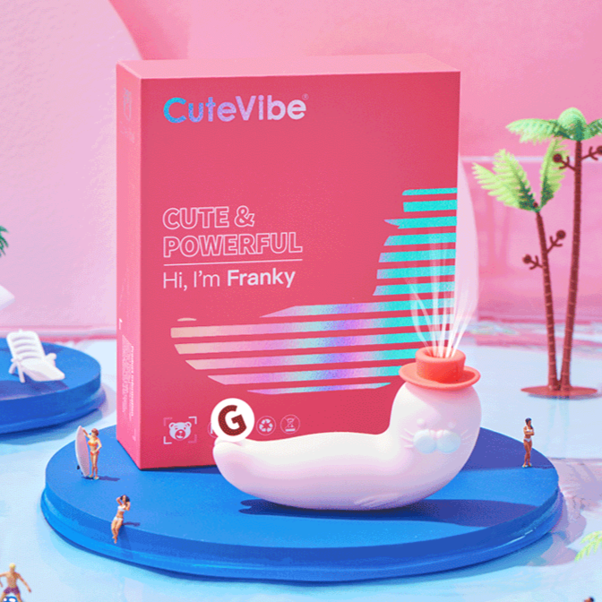 Trứng Rung Bú Mút 2 Đầu CuteVibe Franky