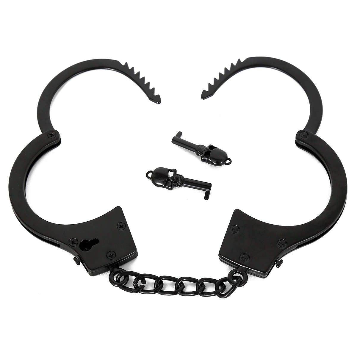 <tc>High Quality Lockable BDSM Metal Handcuffs</tc>