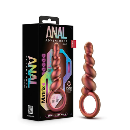 <tc>Anal Plug Adventure Matrix Spiral Loop Copper</tc>