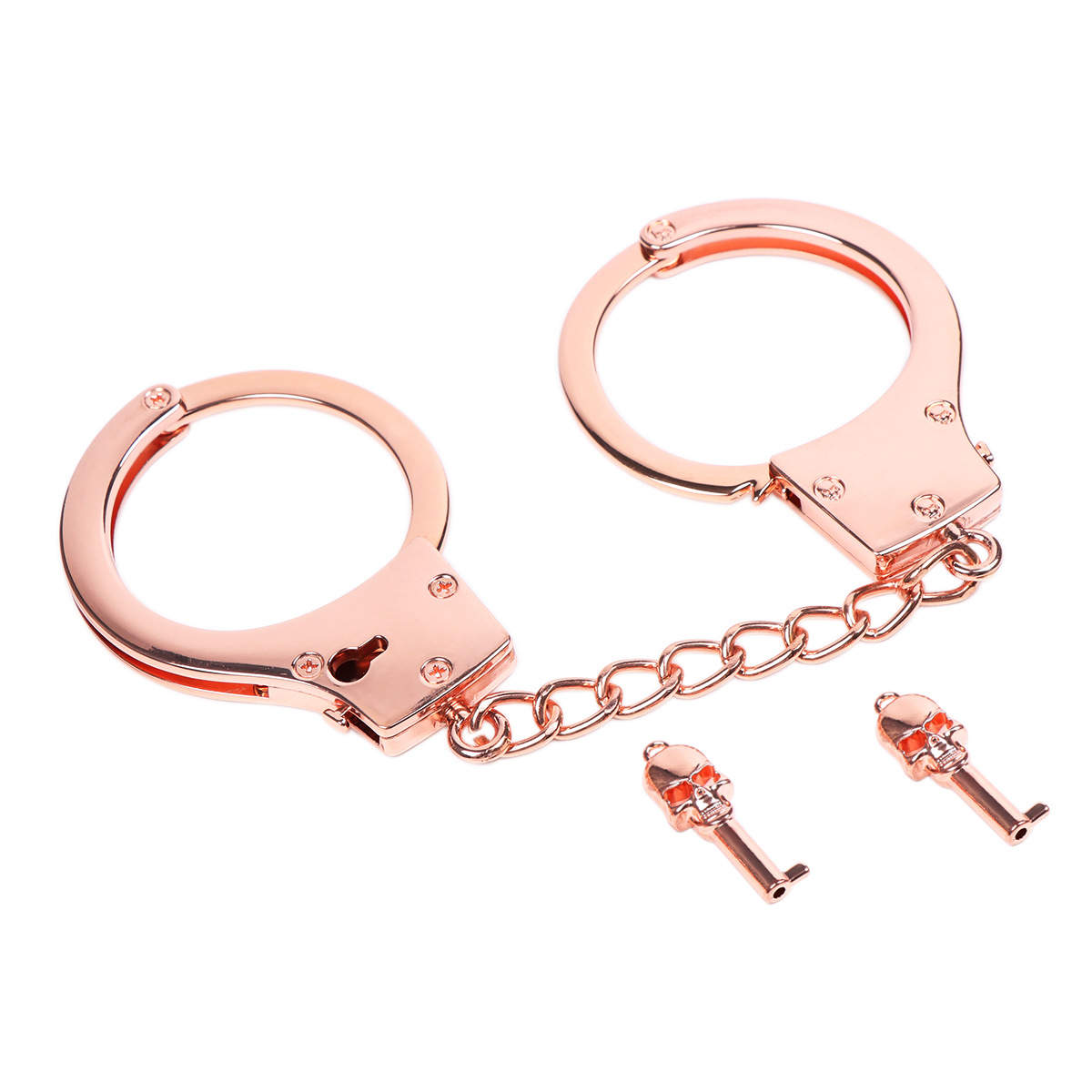 <tc>High Quality Lockable BDSM Metal Handcuffs</tc>