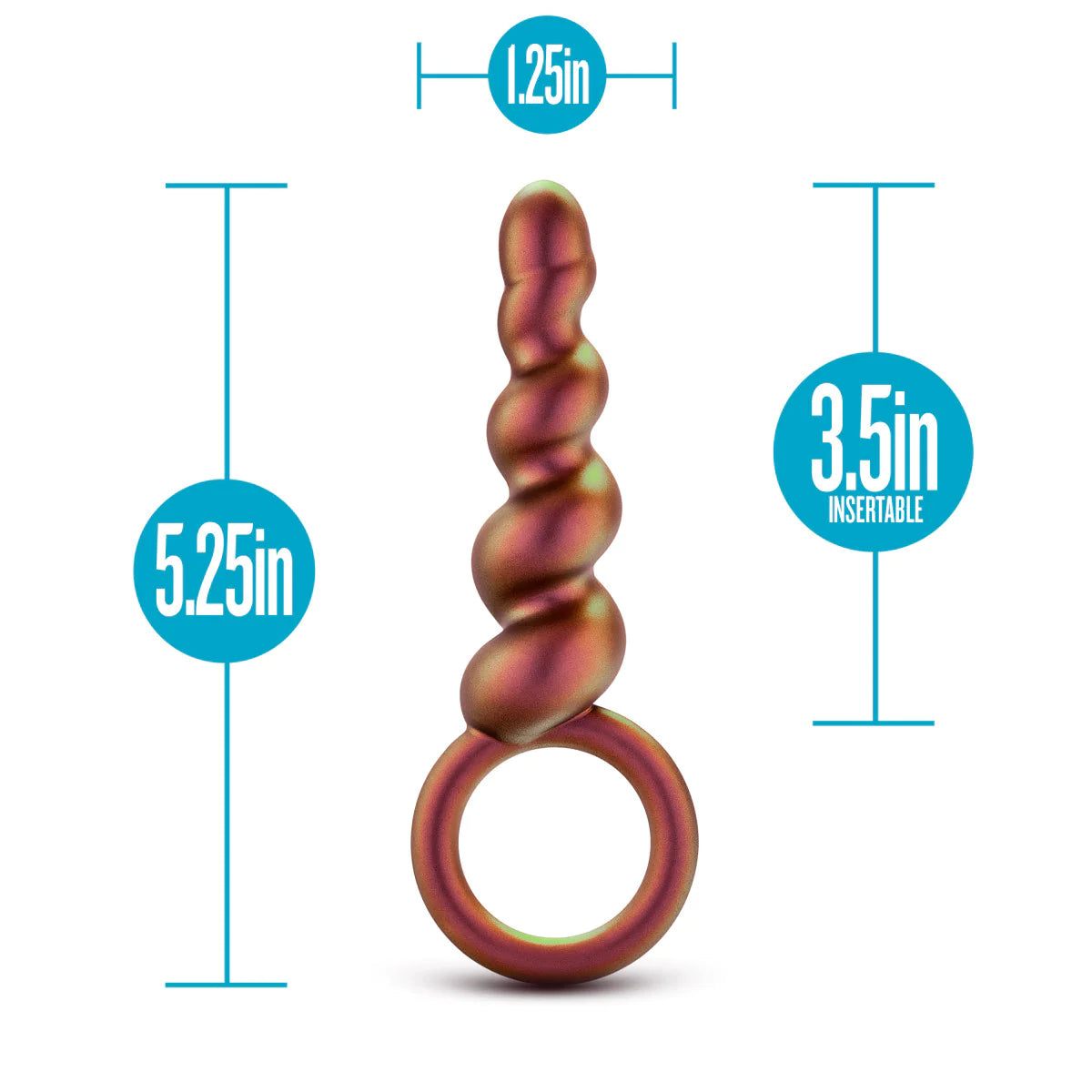 <tc>Anal Plug Adventure Matrix Spiral Loop Copper</tc>