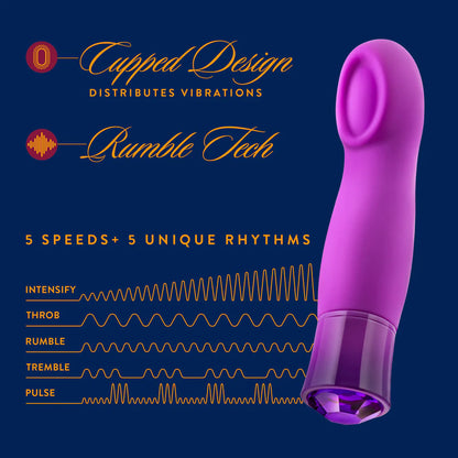 <tc>Oh My Gem Charm Amethyst Heating Vibrator</tc>