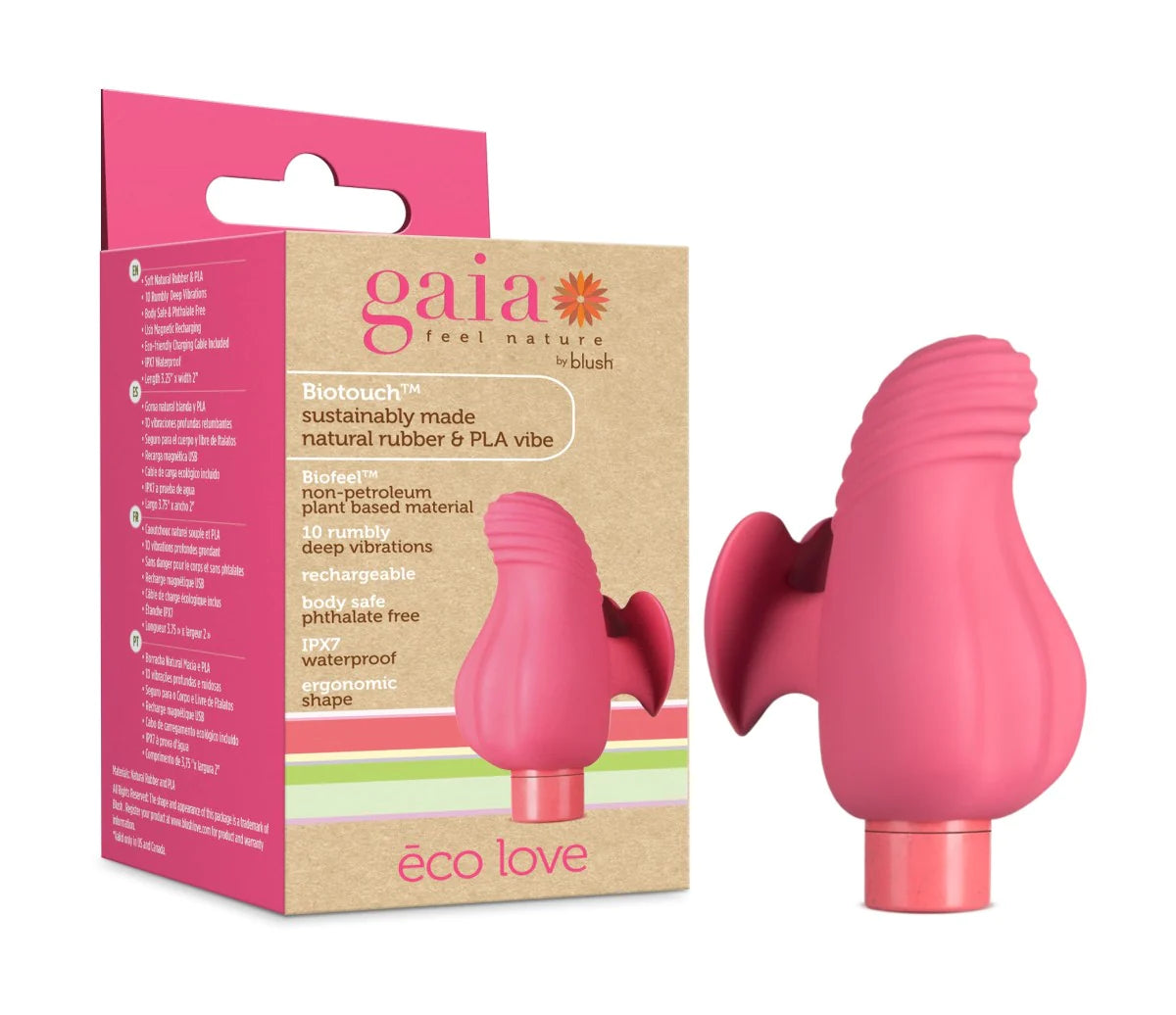 <tc>Gaia By Blush™ Eco Love Finger Vibrator</tc>