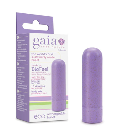 Gaia By Blush™ Eco Rechargeable Lilac Vibrating Egg