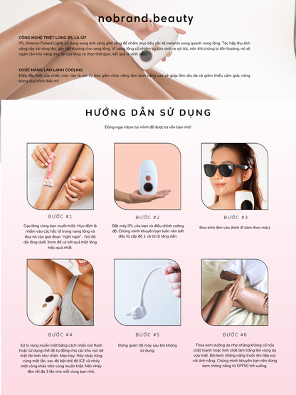 <tc>COOL Handset Cooling IPL Hair Removal Device</tc>