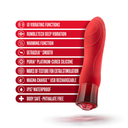 <tc>Oh My Gem Desire Ruby Heating Vibrator</tc>