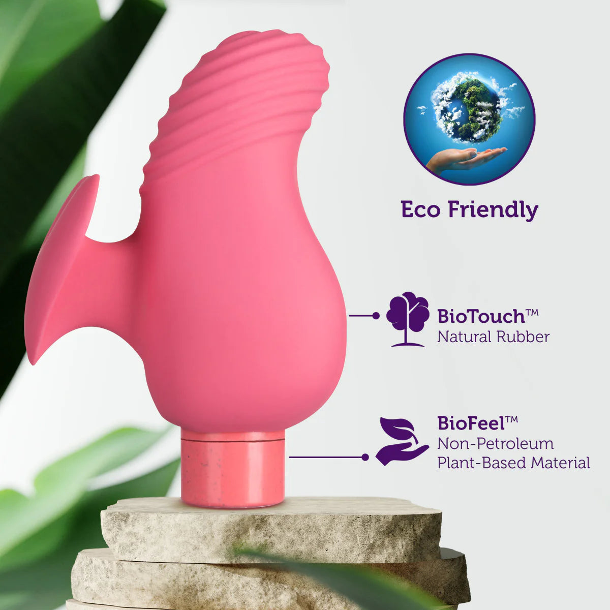 <tc>Gaia By Blush™ Eco Love Finger Vibrator</tc>