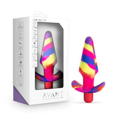 Avant Free Spirit Scarlet Vibrating Anal Plug