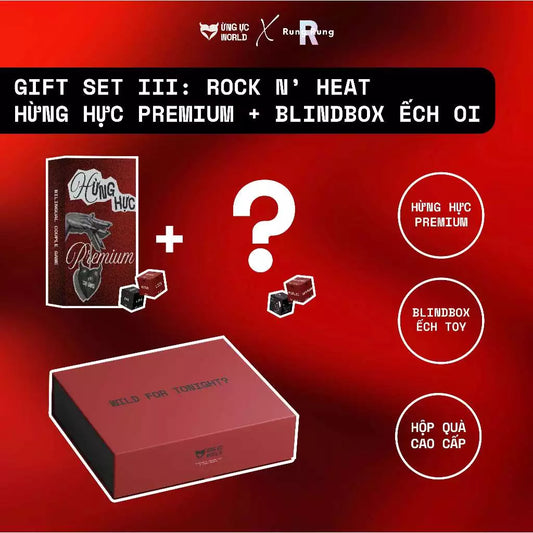 Set Quà Valentine Rock N' Heat Bộ Bài Hừng Hực Premium + Blindbox Toy