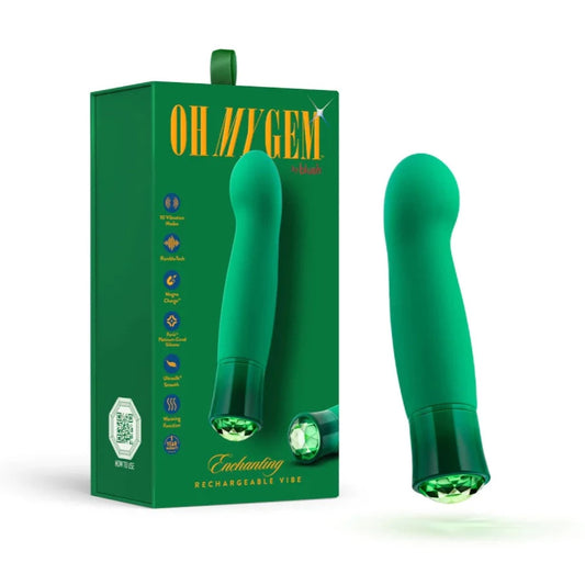 <tc>Oh My Gem Enchanting Emerald Heating Vibrator</tc>