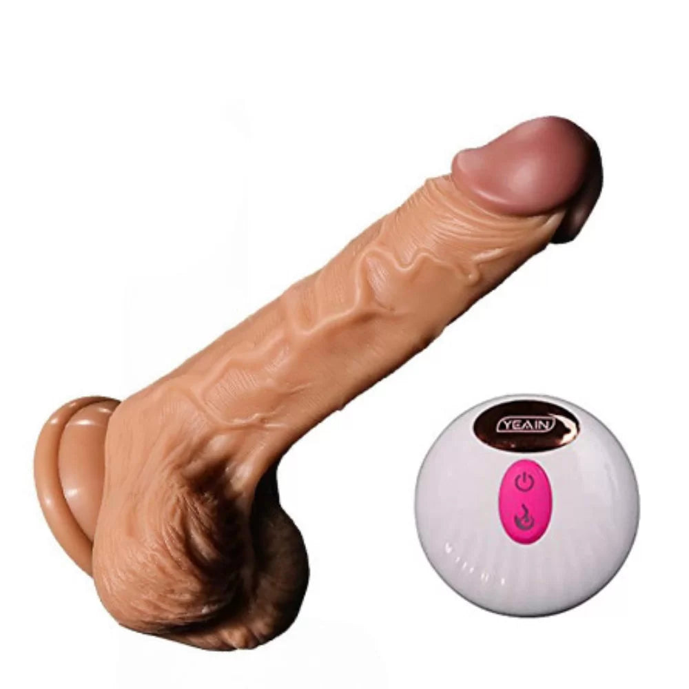 <tc>Real Dildo Remote Control Vibrating Dildo 22cm</tc>