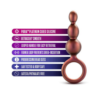 <tc>Anal Plug Adventure Matrix Beaded Loop Copper</tc>