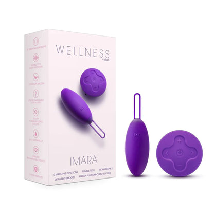 <tc>Wellness By Blush™ Vibrating Egg with Remote Control Imara</tc>