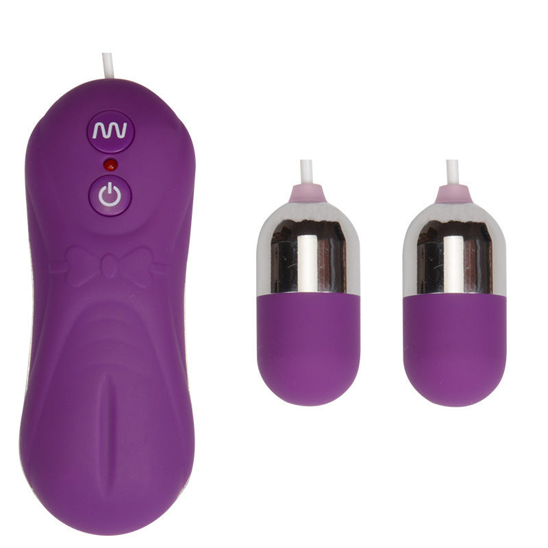 Trứng Tập Kegel Se Khít Rung Mátxa + Điểu Khiển Dual Eggs