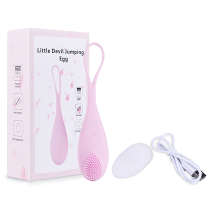 Trứng Tập Kegel Se Khít Rung Mátxa + Điểu Khiển Little Devil Tím