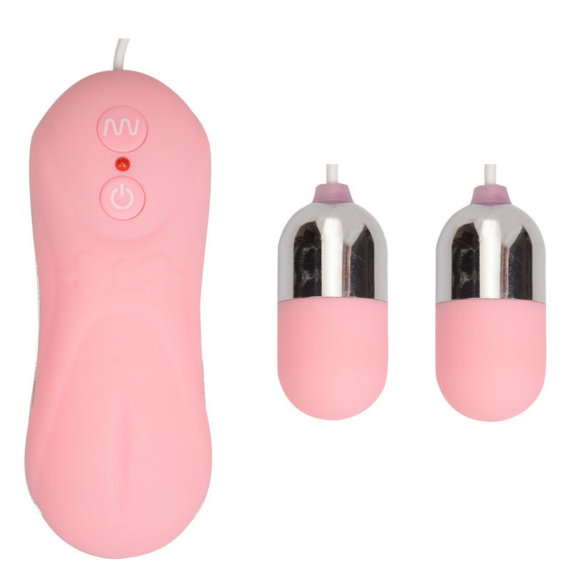 Trứng Tập Kegel Se Khít Rung Mátxa + Điểu Khiển Dual Eggs