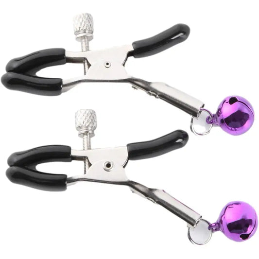 <tc>Purple Classic Bell Nipple Clamps</tc>