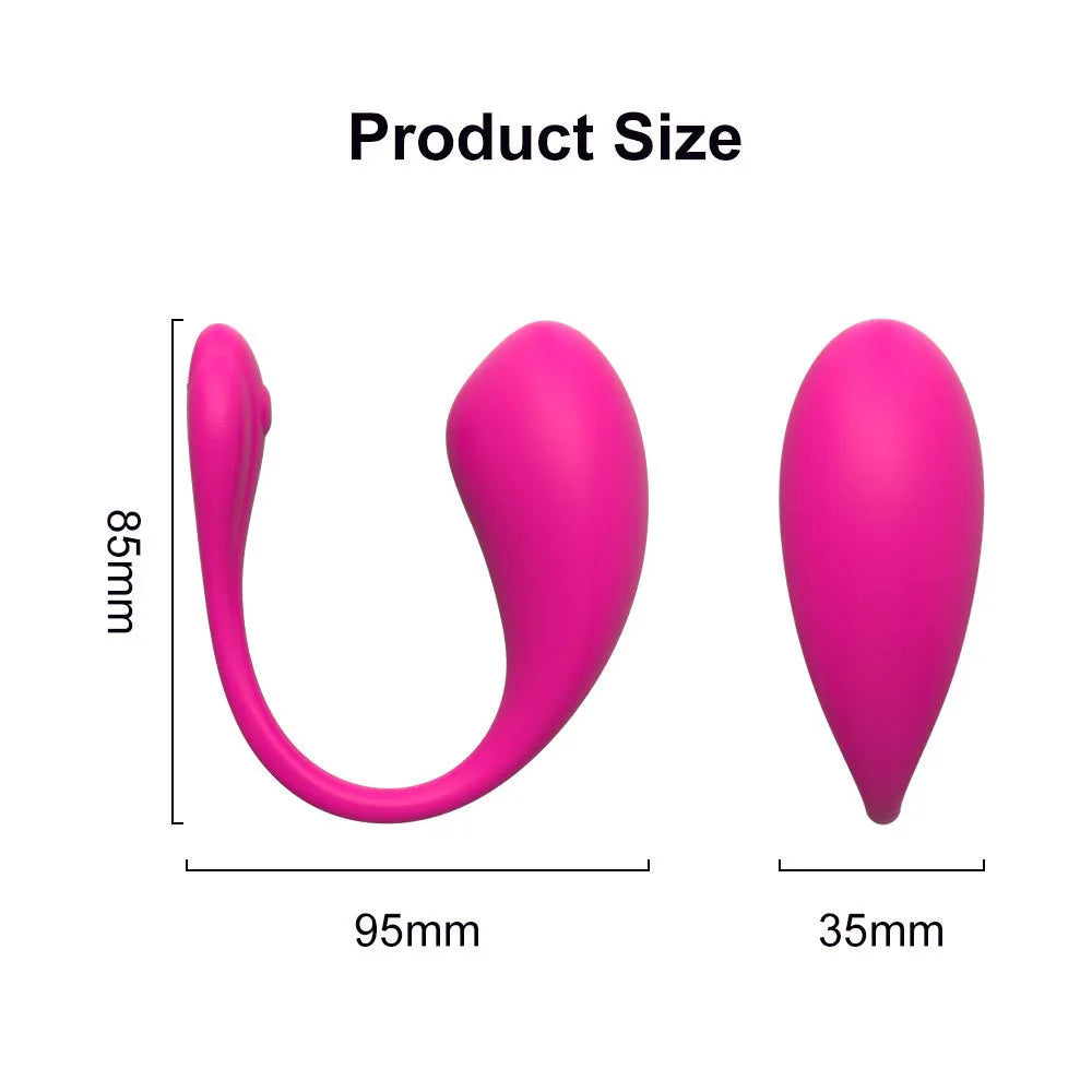 <tc>App Control U-Shaped LoveSpouse Vibrating Egg</tc>