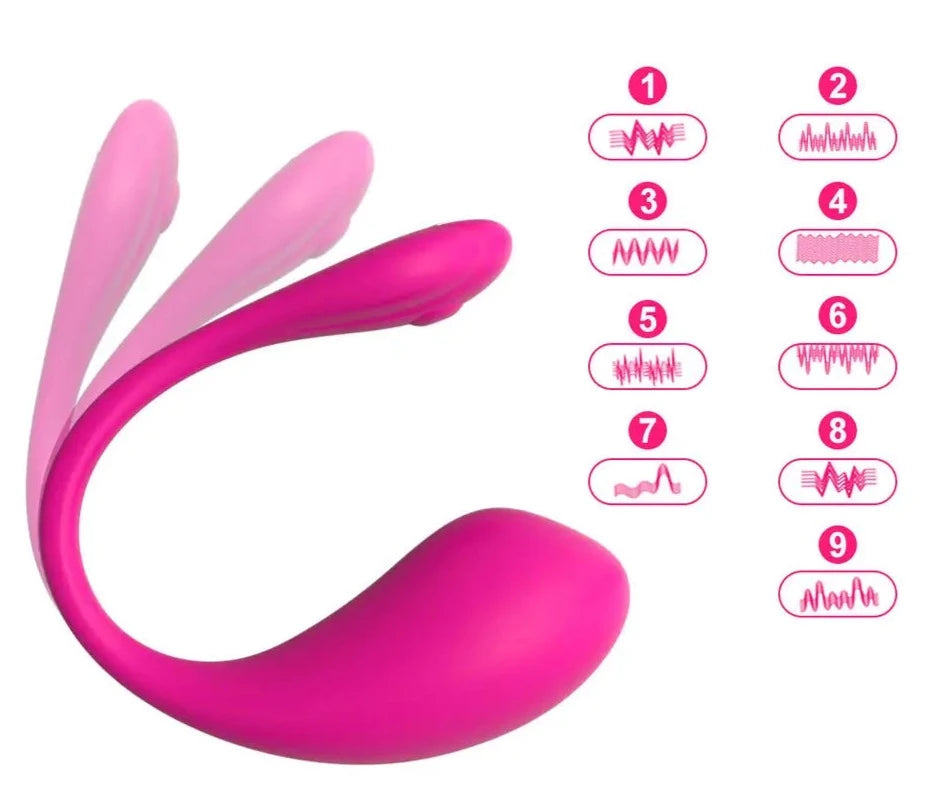 <tc>App Control U-Shaped LoveSpouse Vibrating Egg</tc>