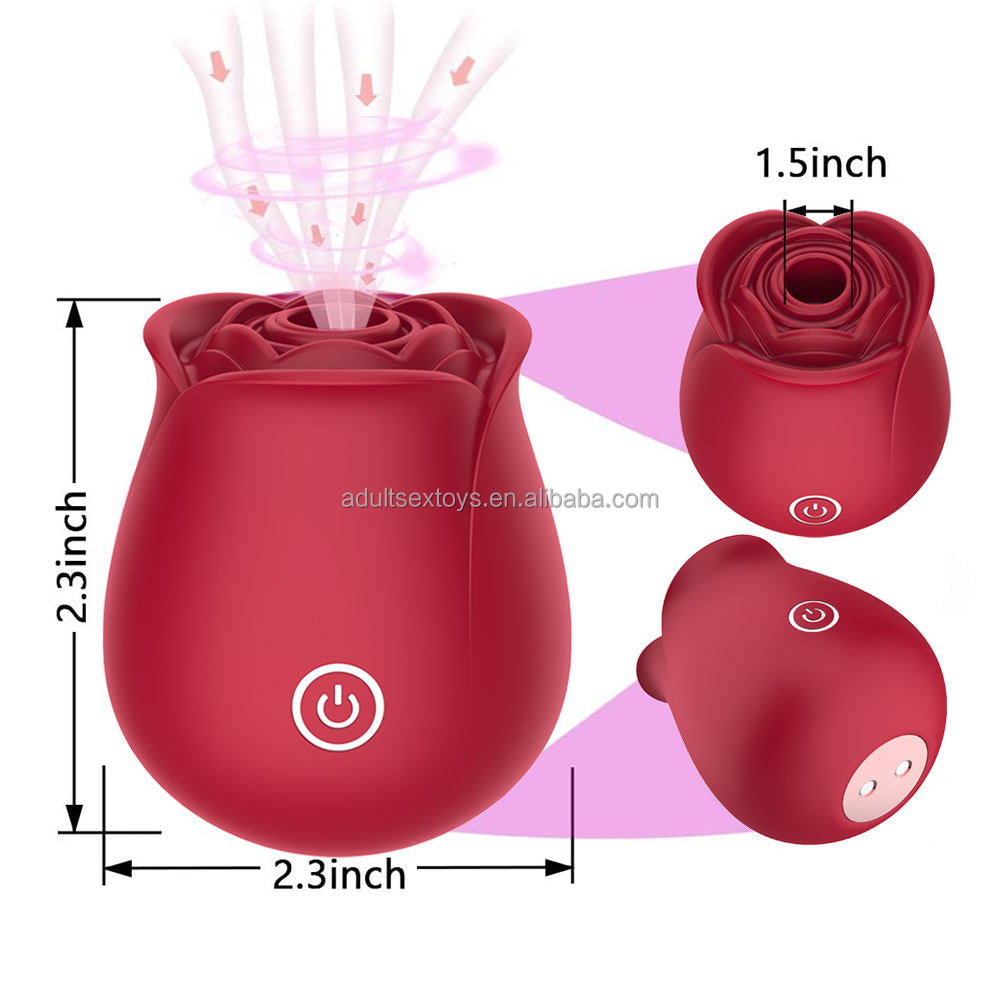 Máy Rung Bú Mút Âm Vật Romantic Rose